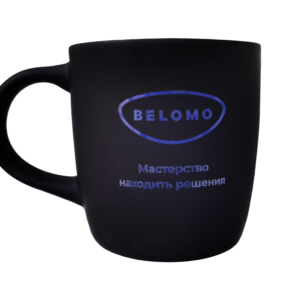 Кружка YASNA с покрытием SOFT-TOUCH с логотипом BELOMO